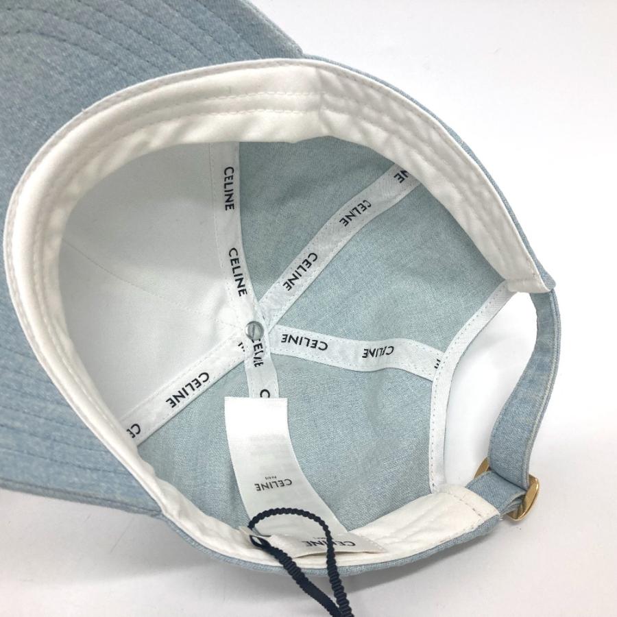 CELINE（セリーヌ） 2AUA1182N ロゴ ベースボールキャップ 帽子