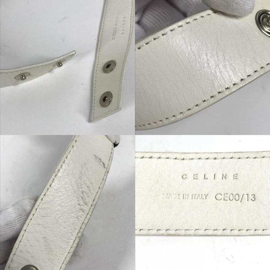 CELINE セリーヌ トリオンフ バイザー バイカラー 帽子 サンバイザー ブラック レディース【中古】 | CELINE | 09