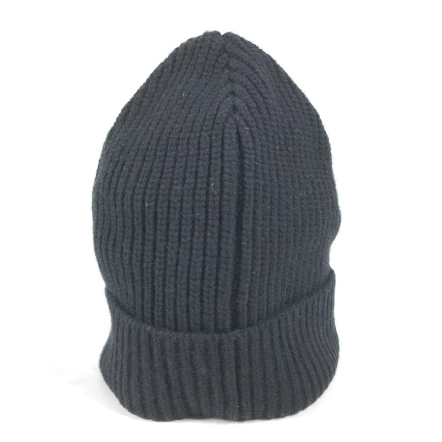 CELINE セリーヌ 2A25R535Ｑ ロゴ ビーニー 帽子 ニット帽 ニットキャップ バイカラー ニット帽 ブラック ユニセックス【中古】 | CELINE | 01