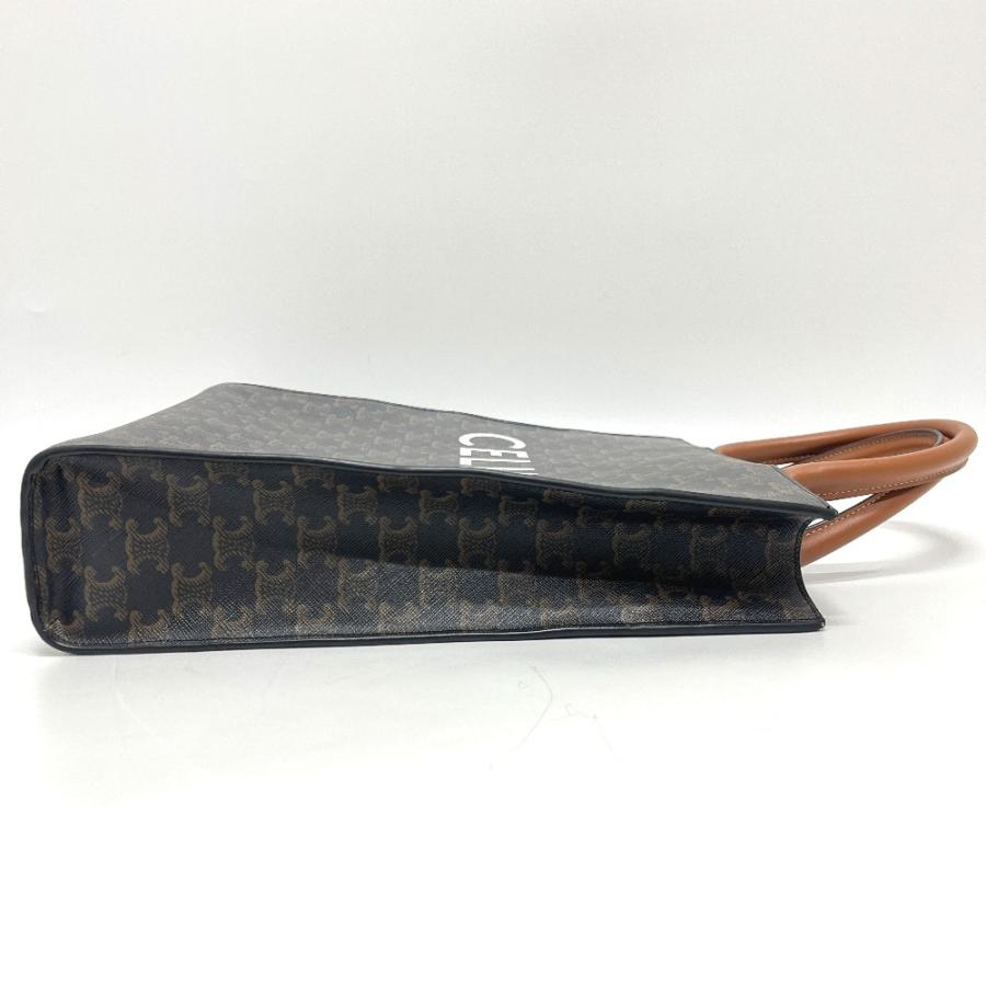 CELINE セリーヌ 191542 バーティカルカバ スモール カバン バック ハンドバック トリオンフ トートバッグ ブラウン【中古】 | CELINE | 03