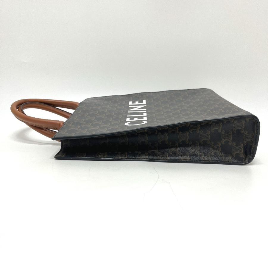 CELINE セリーヌ 191542 バーティカルカバ スモール カバン バック ハンドバック トリオンフ トートバッグ ブラウン【中古】 | CELINE | 04
