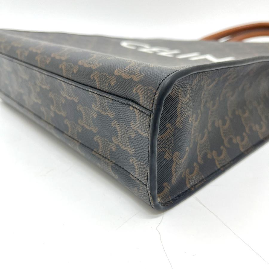 CELINE セリーヌ 191542 バーティカルカバ スモール カバン バック ハンドバック トリオンフ トートバッグ ブラウン【中古】 | CELINE | 06