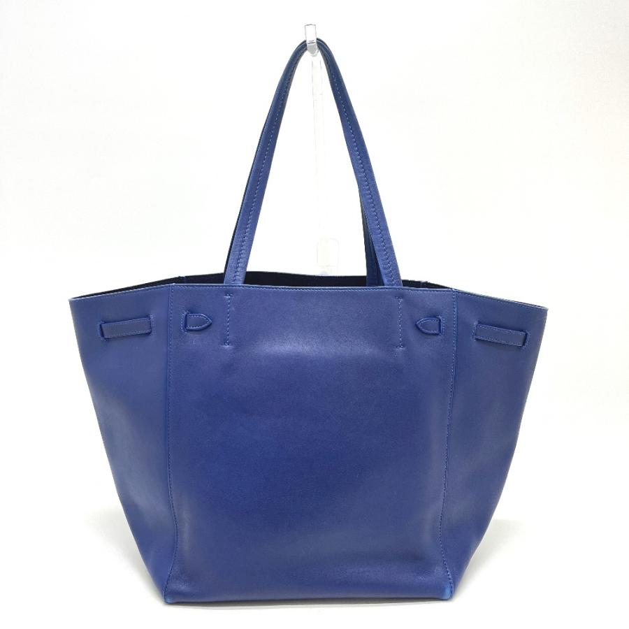 CELINE セリーヌ カバファントム タッセル カバン バッグ トートバッグ ブルー レディース【中古】 | CELINE | 01