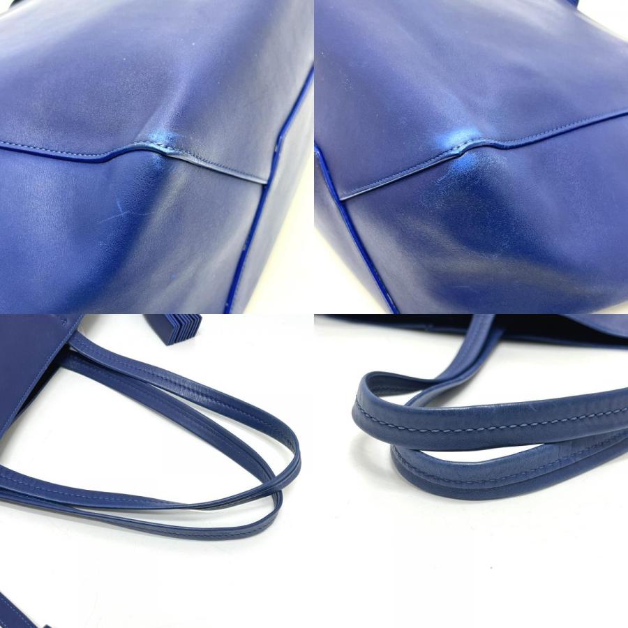 CELINE セリーヌ カバファントム タッセル カバン バッグ トートバッグ ブルー レディース【中古】 | CELINE | 07