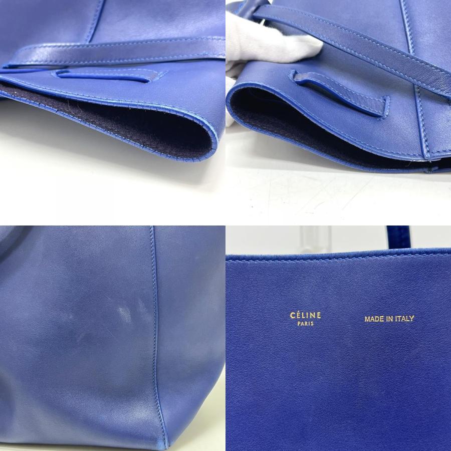 CELINE セリーヌ カバファントム タッセル カバン バッグ トートバッグ ブルー レディース【中古】 | CELINE | 08
