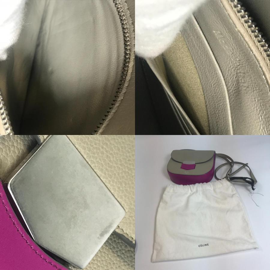 CELINE セリーヌ バイカラー トロッター スモール 斜め掛け