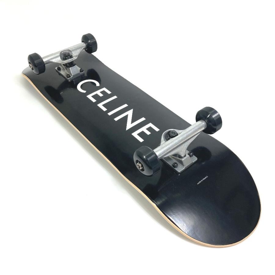 CELINE セリーヌ 雑貨 ロゴ スケートボード オブジェ ウッド ブラック ユニセックス【中古】美品 | CELINE | 03