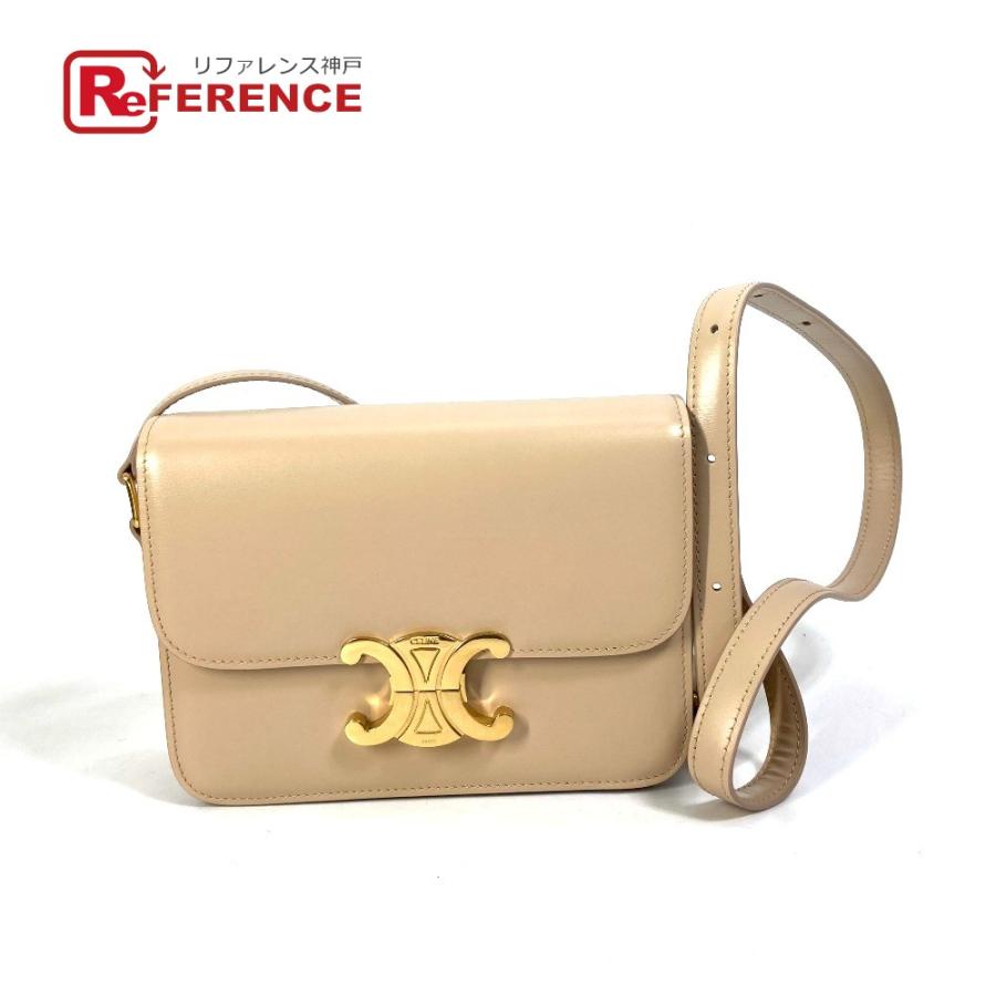 セリーヌ / CELINE　ティーン トリオンフ バッグ / ショルダーバッグ　18842　シャイニーカーフスキン　ブラウン系 【中古】 楽天市場】【ｸｰﾎﾟﾝ5%OFF】セリーヌ／CELINE 