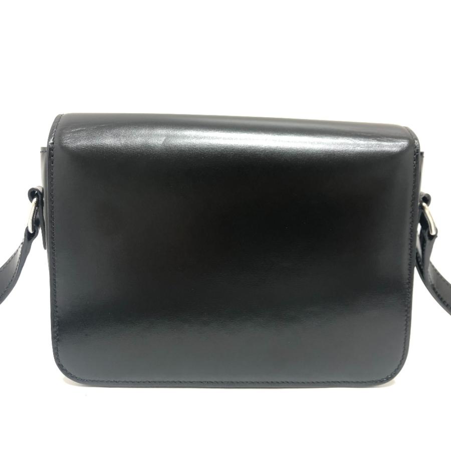 CELINE セリーヌ トリオンフ クラシック カバン ショルダーバック バック ショルダーバッグ SV金具 ブラック レディース【中古】 | CELINE | 01