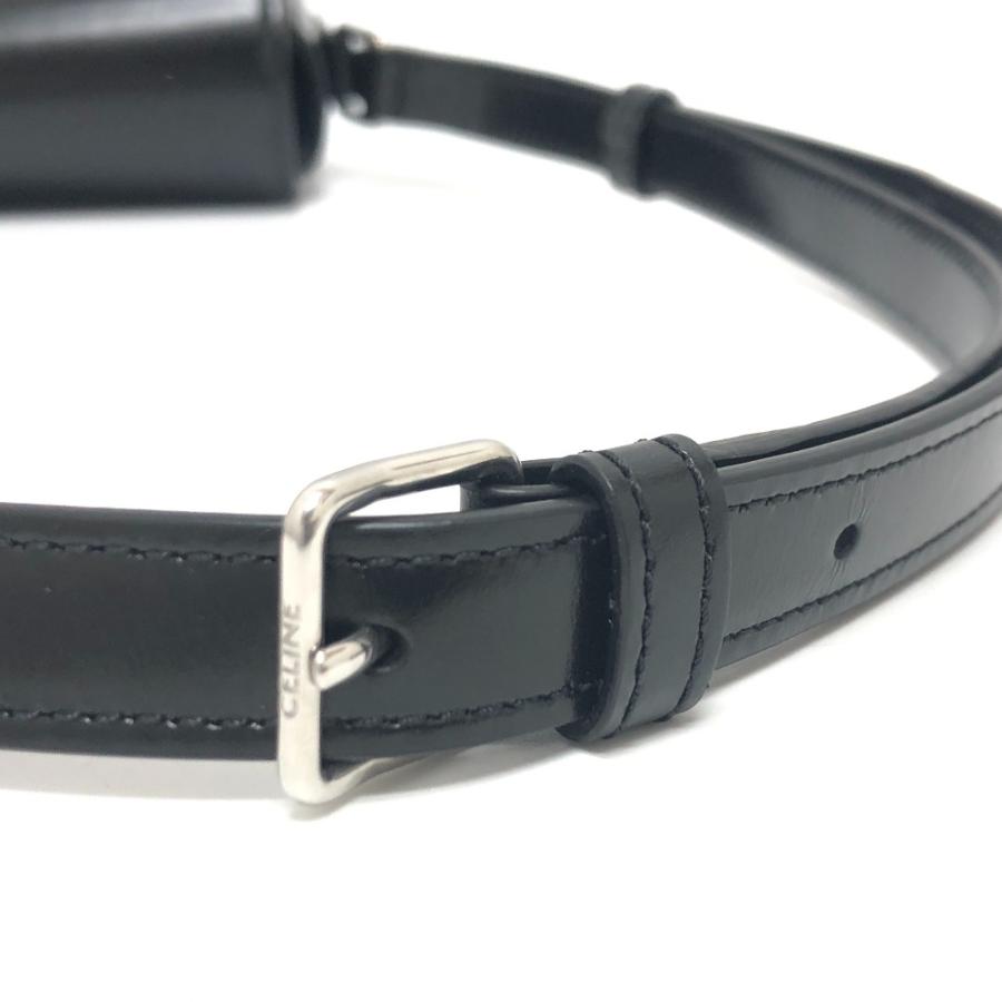 CELINE セリーヌ トリオンフ クラシック カバン ショルダーバック バック ショルダーバッグ SV金具 ブラック レディース【中古】 | CELINE | 07