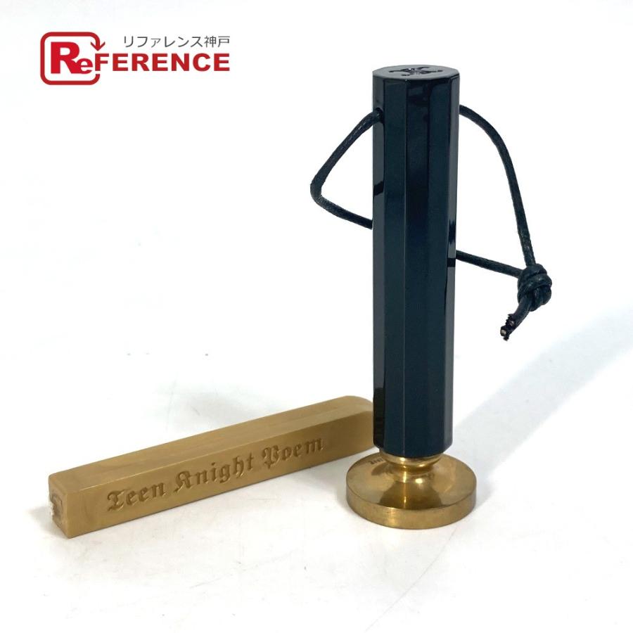 美品 CELINE セリーヌ シーリングスタンプ セット 判子 Teen Knight Poem 封蝋キット 21AW 雑貨 ゴールド ユニセックス【中古】 | CELINE