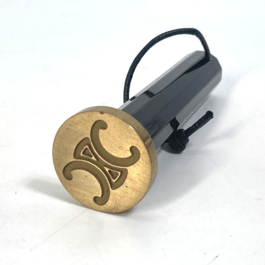 美品 CELINE セリーヌ シーリングスタンプ セット 判子 Teen Knight Poem 封蝋キット 21AW 雑貨 ゴールド ユニセックス【中古】 | CELINE | 03