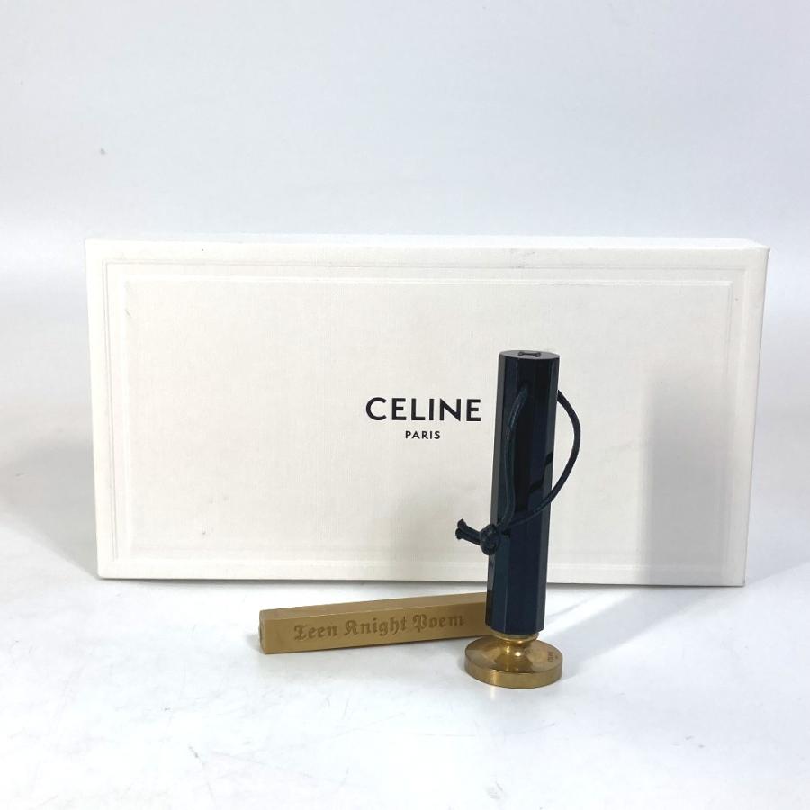 美品 CELINE セリーヌ シーリングスタンプ セット 判子 Teen Knight Poem 封蝋キット 21AW 雑貨 ゴールド ユニセックス【中古】 | CELINE | 05