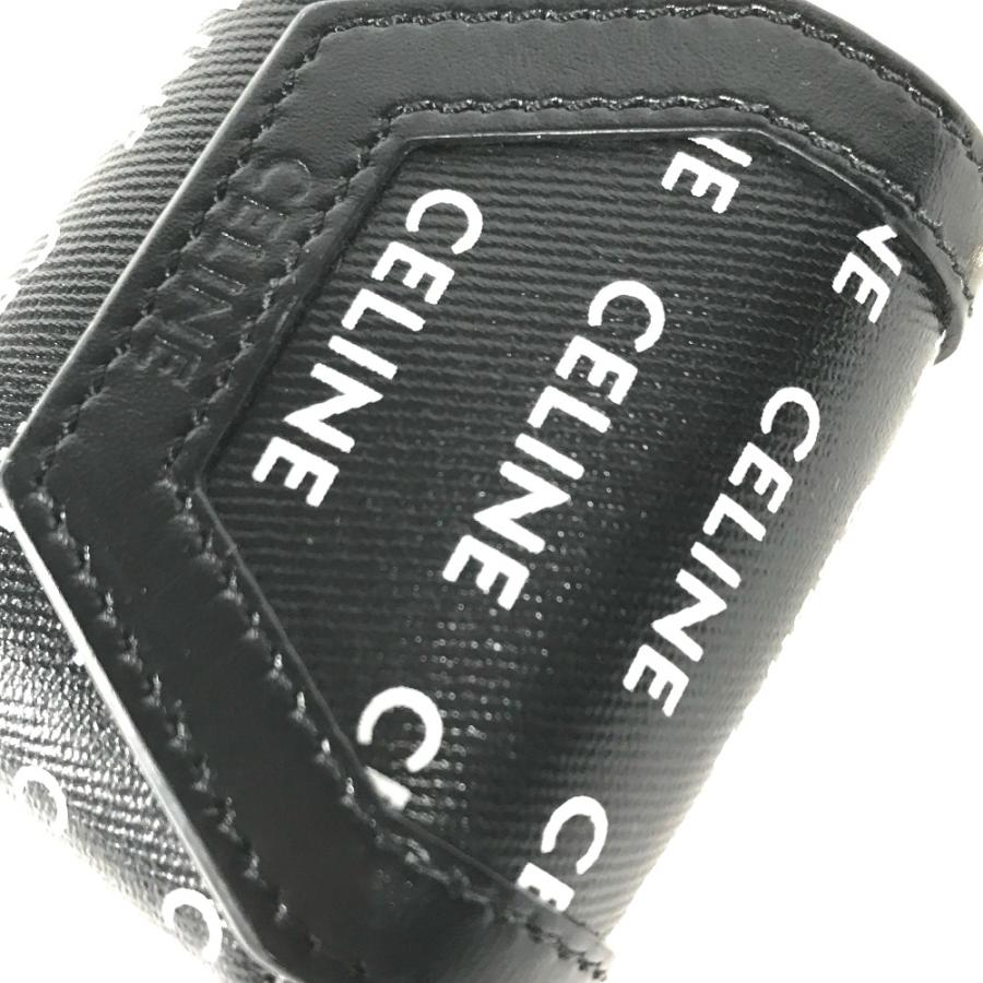 美品 CELINE セリーヌ ロゴ エアポッズ ケース airpods イヤホン アップル apple バイカラー イヤフォンケース ブラック【中古】 | CELINE | 03