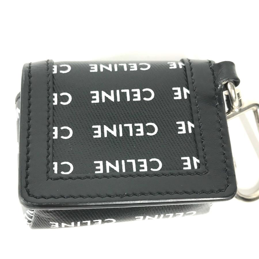 美品 CELINE セリーヌ ロゴ エアポッズ ケース airpods イヤホン アップル apple バイカラー イヤフォンケース ブラック【中古】 | CELINE | 05