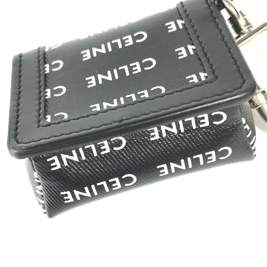 美品 CELINE セリーヌ ロゴ エアポッズ ケース airpods イヤホン アップル apple バイカラー イヤフォンケース ブラック【中古】 | CELINE | 06