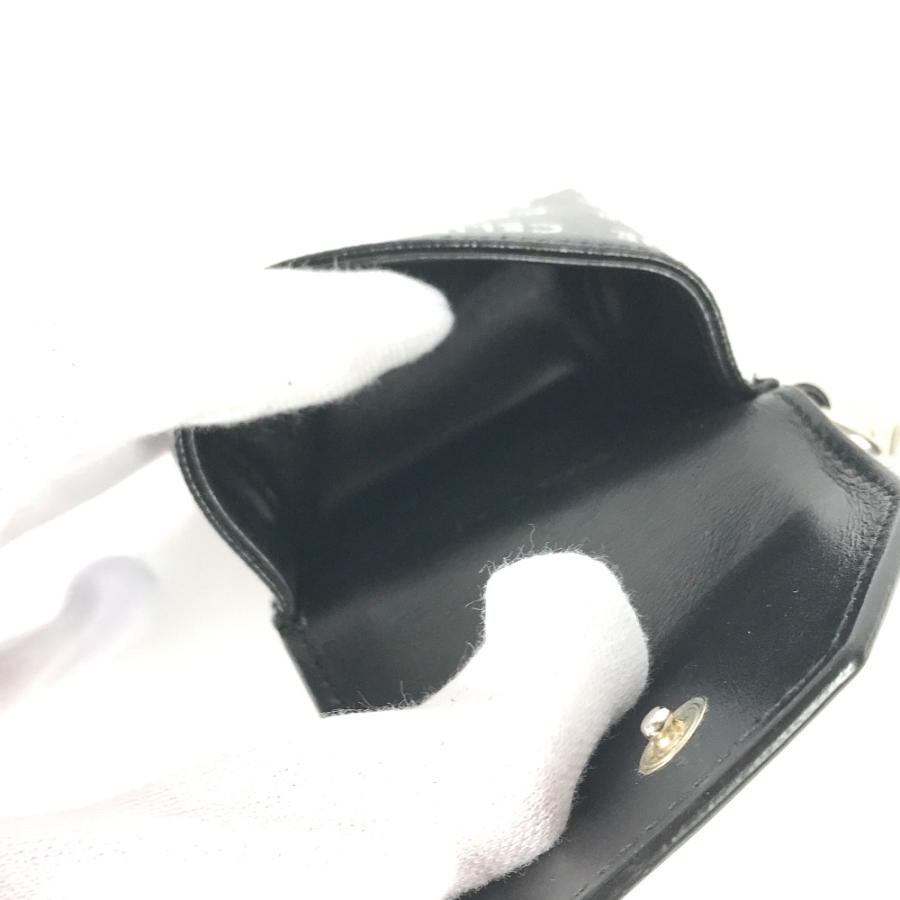 美品 CELINE セリーヌ ロゴ エアポッズ ケース airpods イヤホン アップル apple バイカラー イヤフォンケース ブラック【中古】 | CELINE | 08