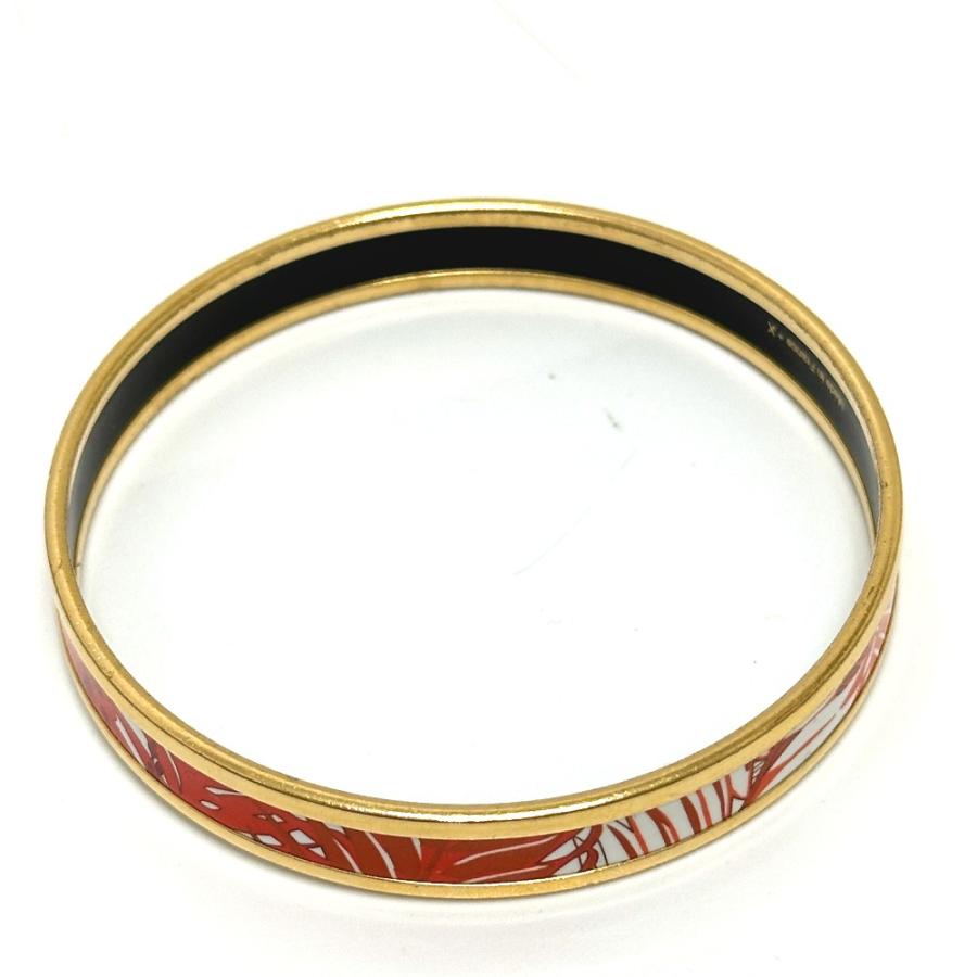 HERMES エルメス エマイユPM アクセサリー ファッション小物 ブレスレット 七宝焼き バングル オレンジ レディース【中古】 | HERMES | 06