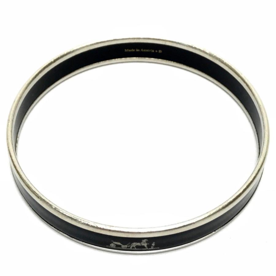 HERMES エルメス ブレスレット アクセサリー エマイユPM ファン カレーシュ バングル メタル シルバー金具 | HERMES | 01