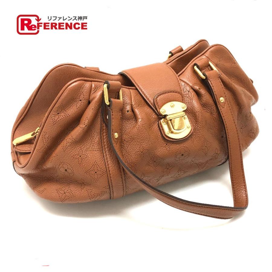 LOUIS VUITTON ルイ ヴィトン M97052 ショルダーバッグ ルナーPM マヒナ ショルダーバッグ コニャック | LOUIS VUITTON