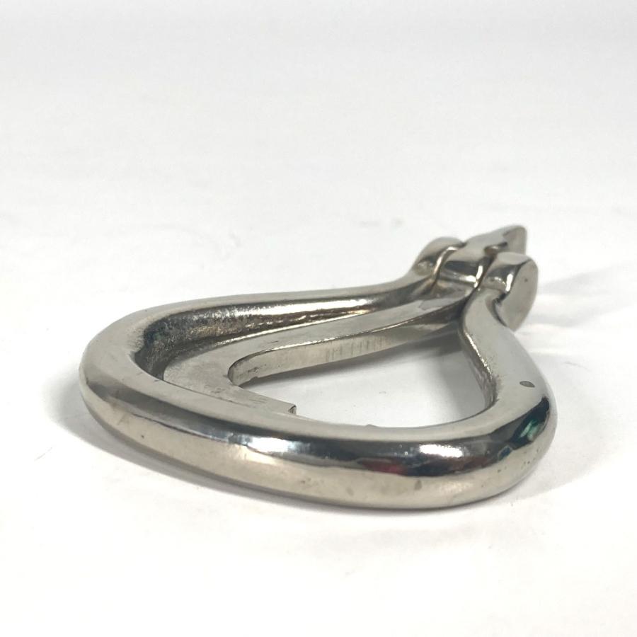 【中古】エルメス HERMES フーフピック エディキュイール ETUI CUIR PIEDS ピエ ブーツフック 鉄爪 馬具 シルバー色 HERMES（エルメス） フーフピック ETUI CUIR PIEDS エディキュイール