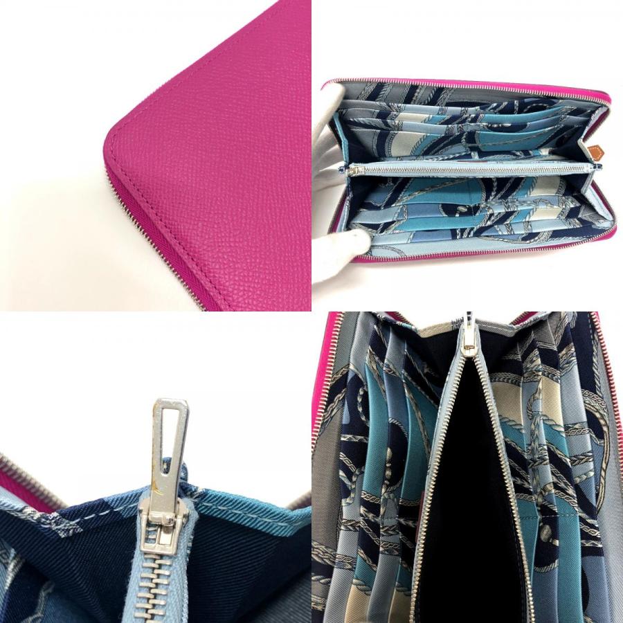 HERMES 未使用 エルメス アザップ ロング シルクイン ファスナー 長  