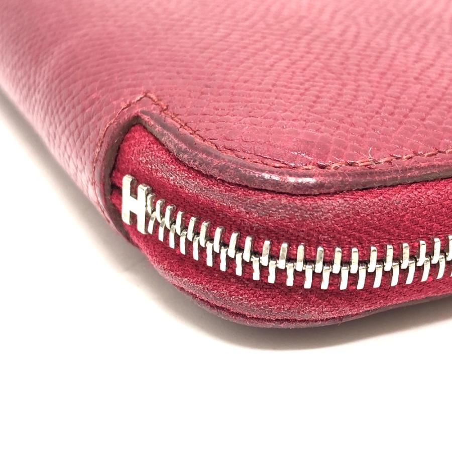 HERMES エルメス アザップロング シルクイン 長財布 ウォレット 長財布 ワインレッド レディース【中古】 | HERMES | 02