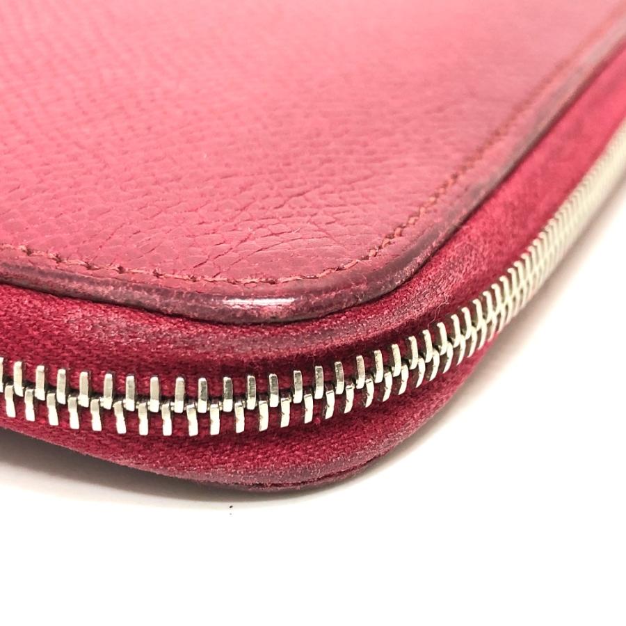 HERMES エルメス アザップロング シルクイン 長財布 ウォレット 長財布 ワインレッド レディース【中古】 | HERMES | 03