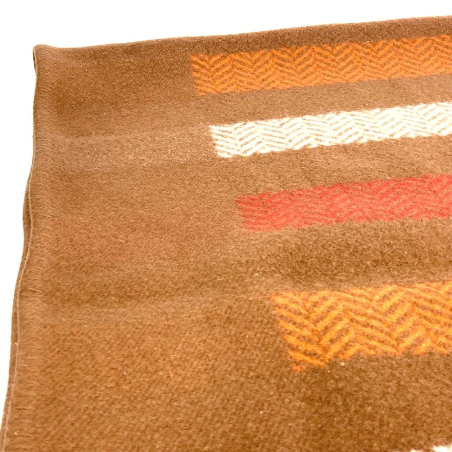 HERMES エルメス Hロゴ アヴァロン 毛布 ひざ掛け インテリア ブランケット カシミヤ ブラウン ユニセックス【中古】 | HERMES | 03