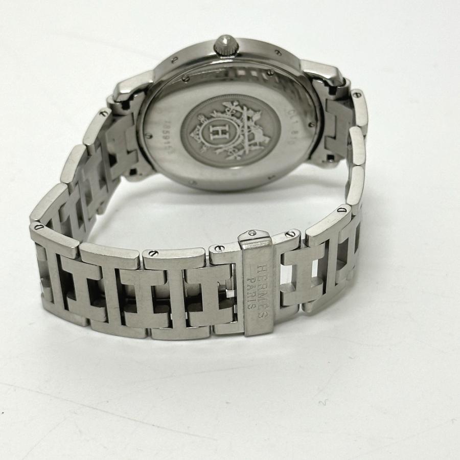 HERMES エルメス CL1.810 クリッパー デイト 自動巻き 腕時計 シルバー メンズ【中古】 | HERMES | 03