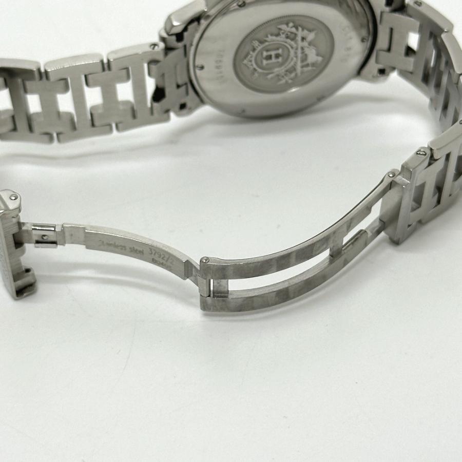 HERMES エルメス CL1.810 クリッパー デイト 自動巻き 腕時計 シルバー メンズ【中古】 | HERMES | 04
