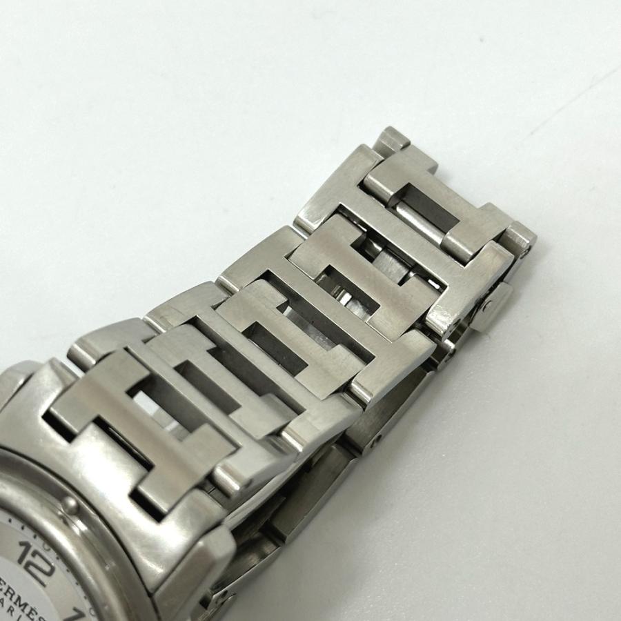 HERMES エルメス CL1.810 クリッパー デイト 自動巻き 腕時計 シルバー メンズ【中古】 | HERMES | 07
