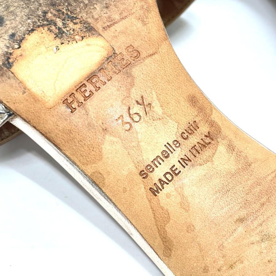 HERMES エルメス Ｈモチーフ オアジス オアシス ミュール サンダル 靴 レディースシューズ レディース ベージュ系 | HERMES | 11