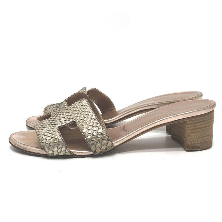 HERMES エルメス Ｈモチーフ オアジス オアシス ミュール サンダル 靴 レディースシューズ レディース ベージュ系 | HERMES | 03