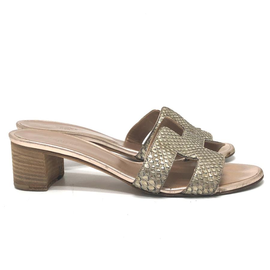 HERMES エルメス Ｈモチーフ オアジス オアシス ミュール サンダル 靴 レディースシューズ レディース ベージュ系 | HERMES | 04