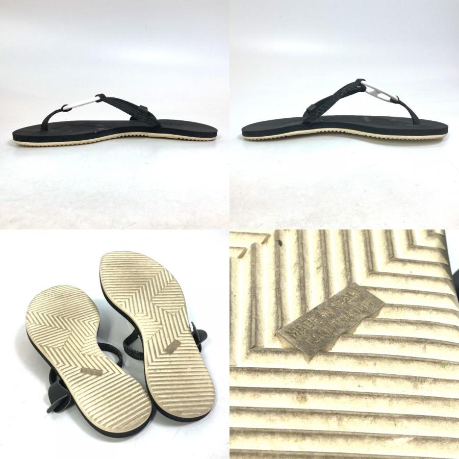 HERMES エルメス シェーヌダンクル カラネラ ビーチサンダル 靴 サンダル ラバー ブラック レディース【中古】 | HERMES | 08