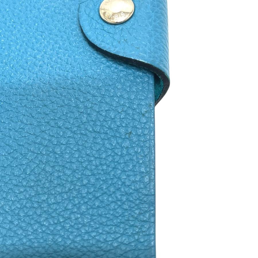 HERMES エルメス ユリスＰＭ 手帳カバー ノート ユリス PM  ブルージーン 手帳カバー ブルー レディース【中古】 | HERMES | 05