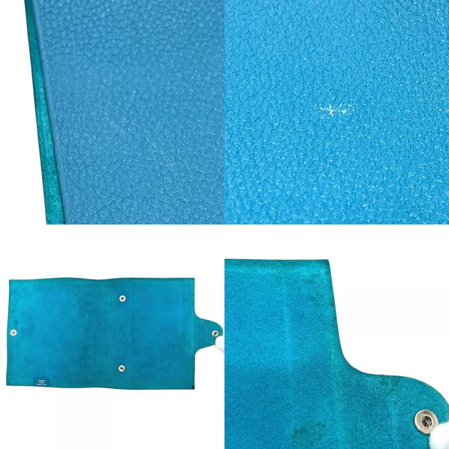 HERMES エルメス ユリスＰＭ 手帳カバー ノート ユリス PM  ブルージーン 手帳カバー ブルー レディース【中古】 | HERMES | 07