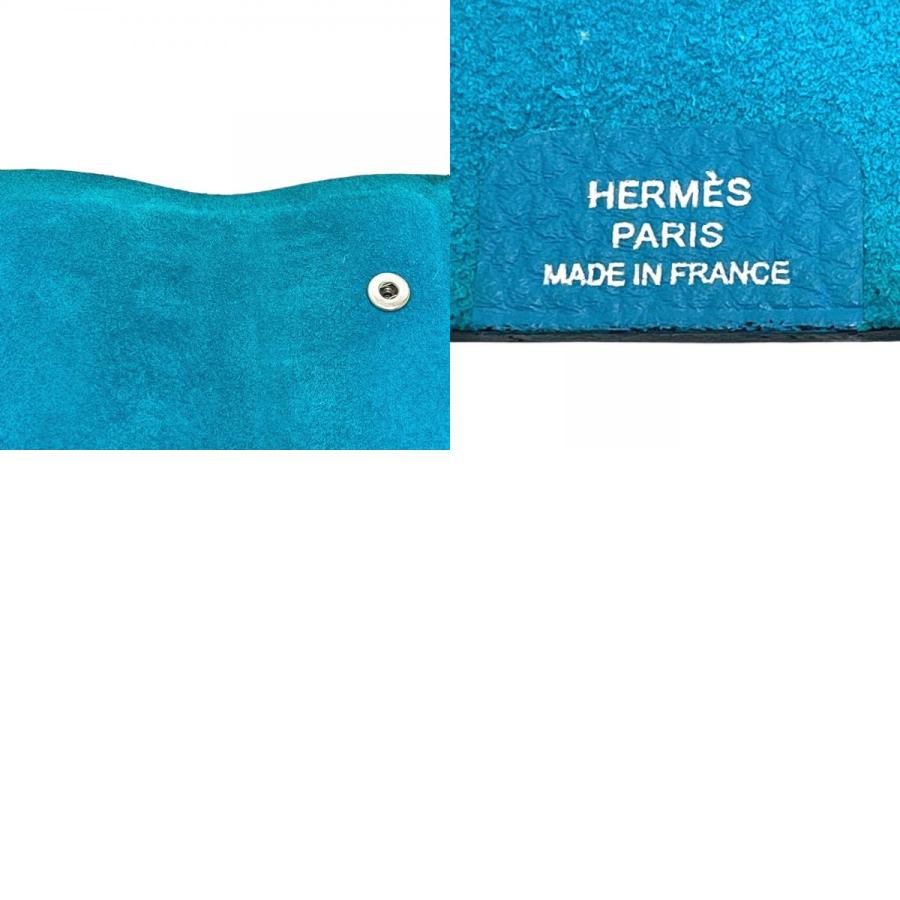 HERMES エルメス ユリスＰＭ 手帳カバー ノート ユリス PM  ブルージーン 手帳カバー ブルー レディース【中古】 | HERMES | 09