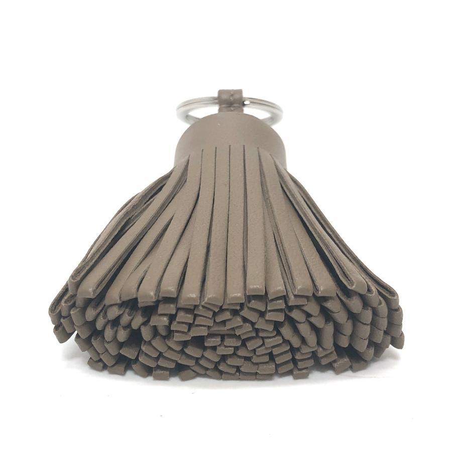 HERMES エルメス カルメン チャーム フリンジ キーホルダー キーリング アニョーミロ エトゥープ ベージュ レディース【中古】未使用 | HERMES | 02