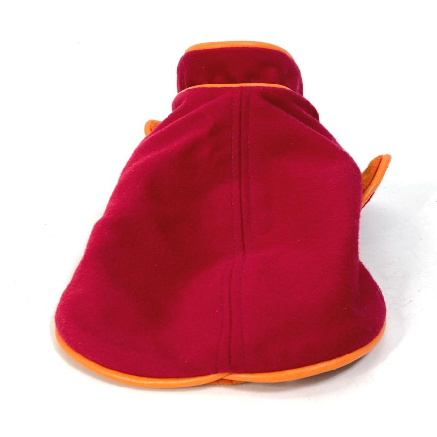 HERMES エルメス セリエ  服 犬 ドッグウェア 犬服 バイカラー 雑貨 カシミヤ レッド ユニセックス【中古】美品 | HERMES | 01