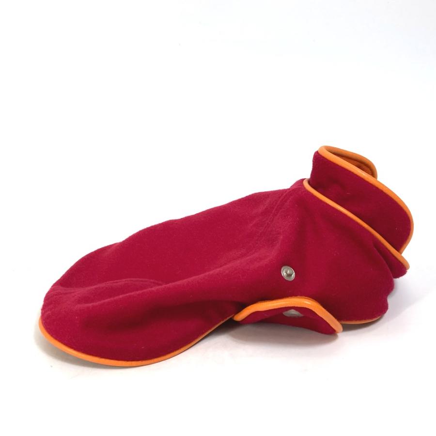 HERMES エルメス セリエ  服 犬 ドッグウェア 犬服 バイカラー 雑貨 カシミヤ レッド ユニセックス【中古】美品 | HERMES | 02