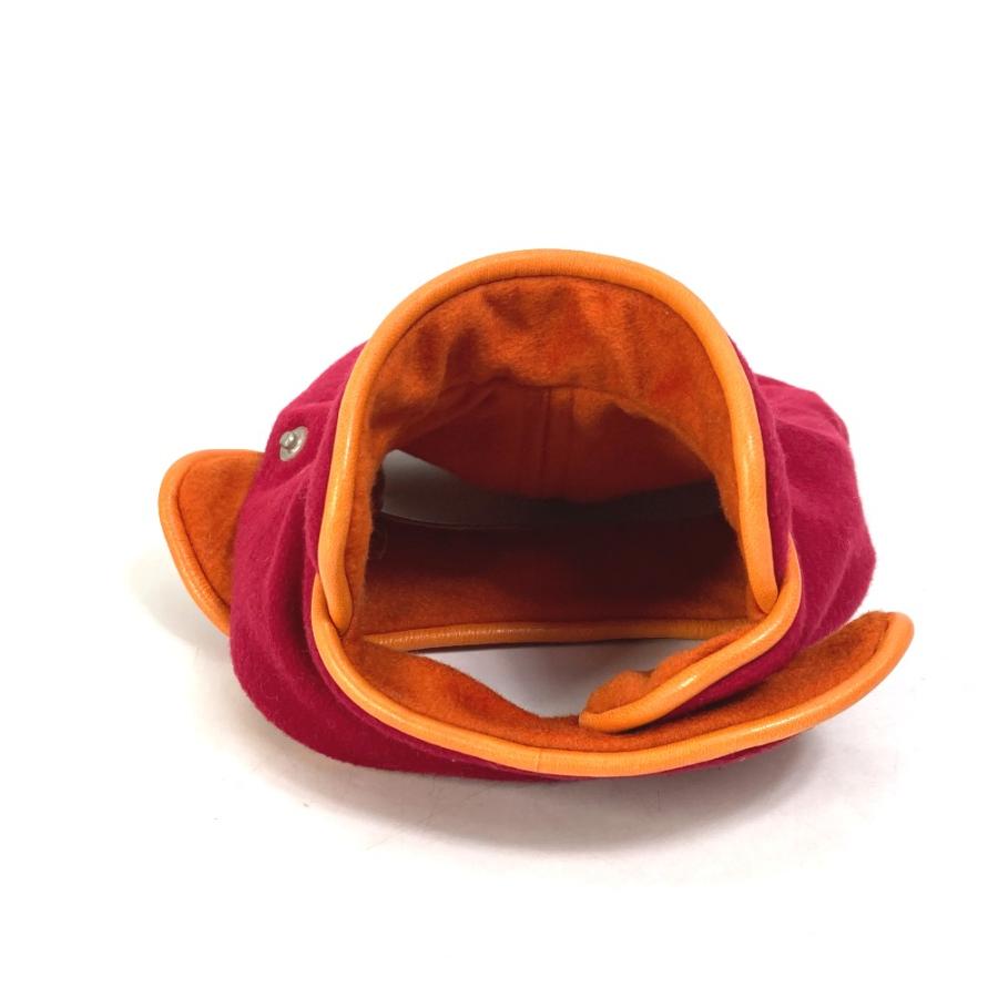 HERMES エルメス セリエ  服 犬 ドッグウェア 犬服 バイカラー 雑貨 カシミヤ レッド ユニセックス【中古】美品 | HERMES | 03