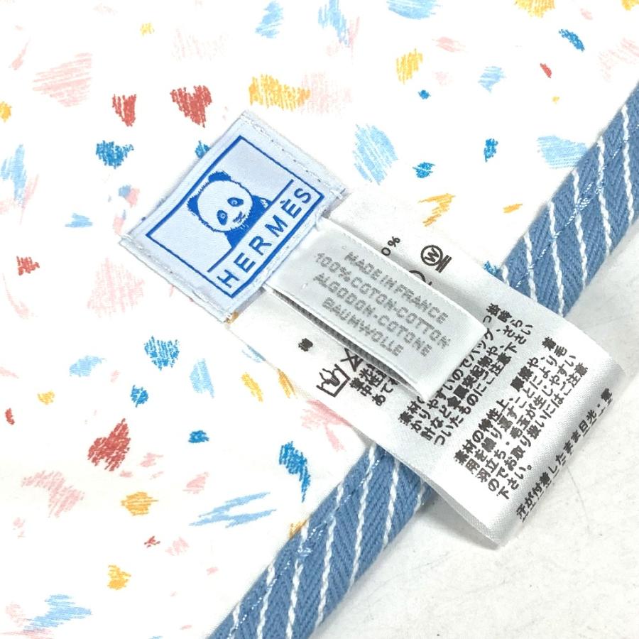 新品同様 HERMES エルメス パスパス パンダ スタイ エプロン ベビー 