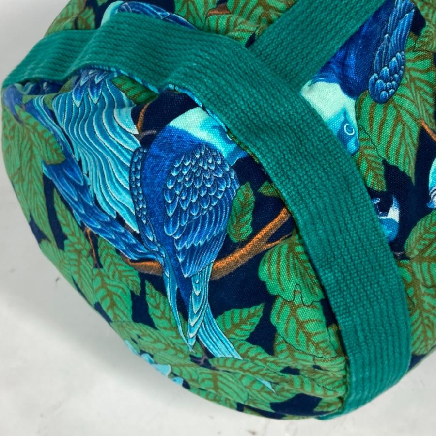 HERMES エルメス 鳥柄 バード 巾着 バック カバン ショルダー