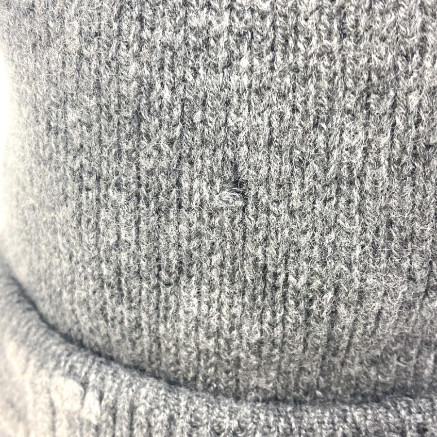 HERMES（エルメス） ビーニー 帽子 ニット帽 ニットキャップ Hロゴ