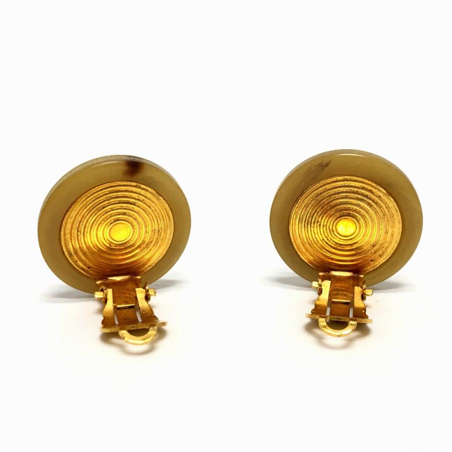 HERMES エルメス バッファローホーン イヤリング アクセサリー 小物 イヤリング ベージュ レディース【中古】 | HERMES | 03