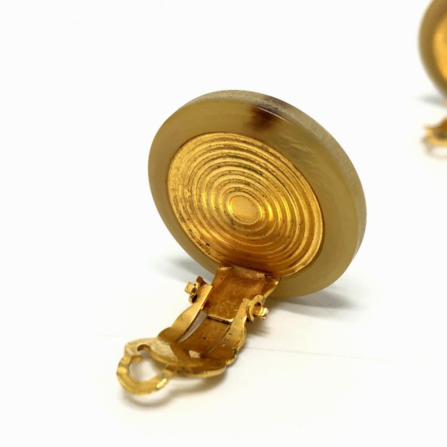 HERMES エルメス バッファローホーン イヤリング アクセサリー 小物 イヤリング ベージュ レディース【中古】 | HERMES | 04