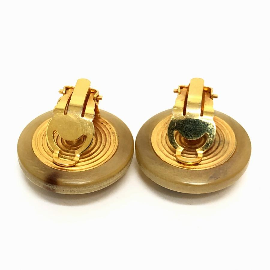 HERMES エルメス バッファローホーン イヤリング アクセサリー 小物 イヤリング ベージュ レディース【中古】 | HERMES | 06
