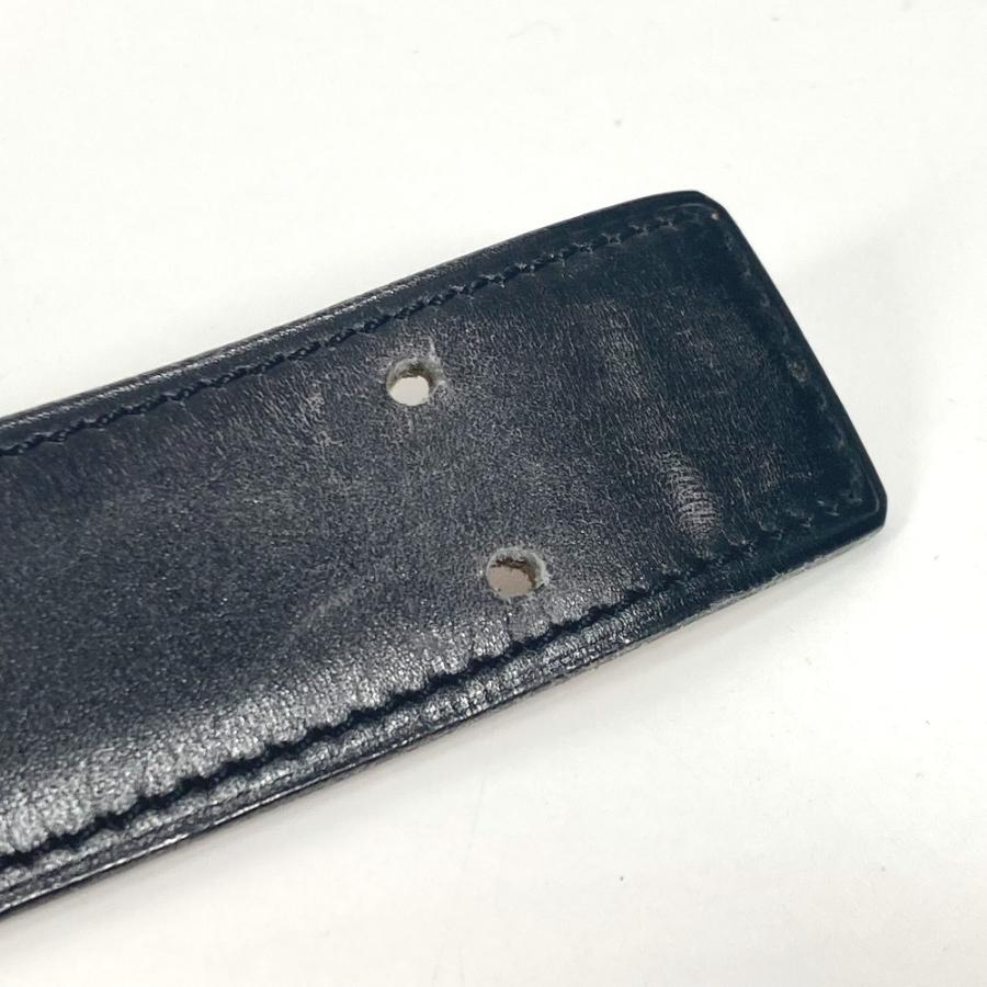 HERMES（エルメス） ヴィンテージ バックル ベルト ブラック 